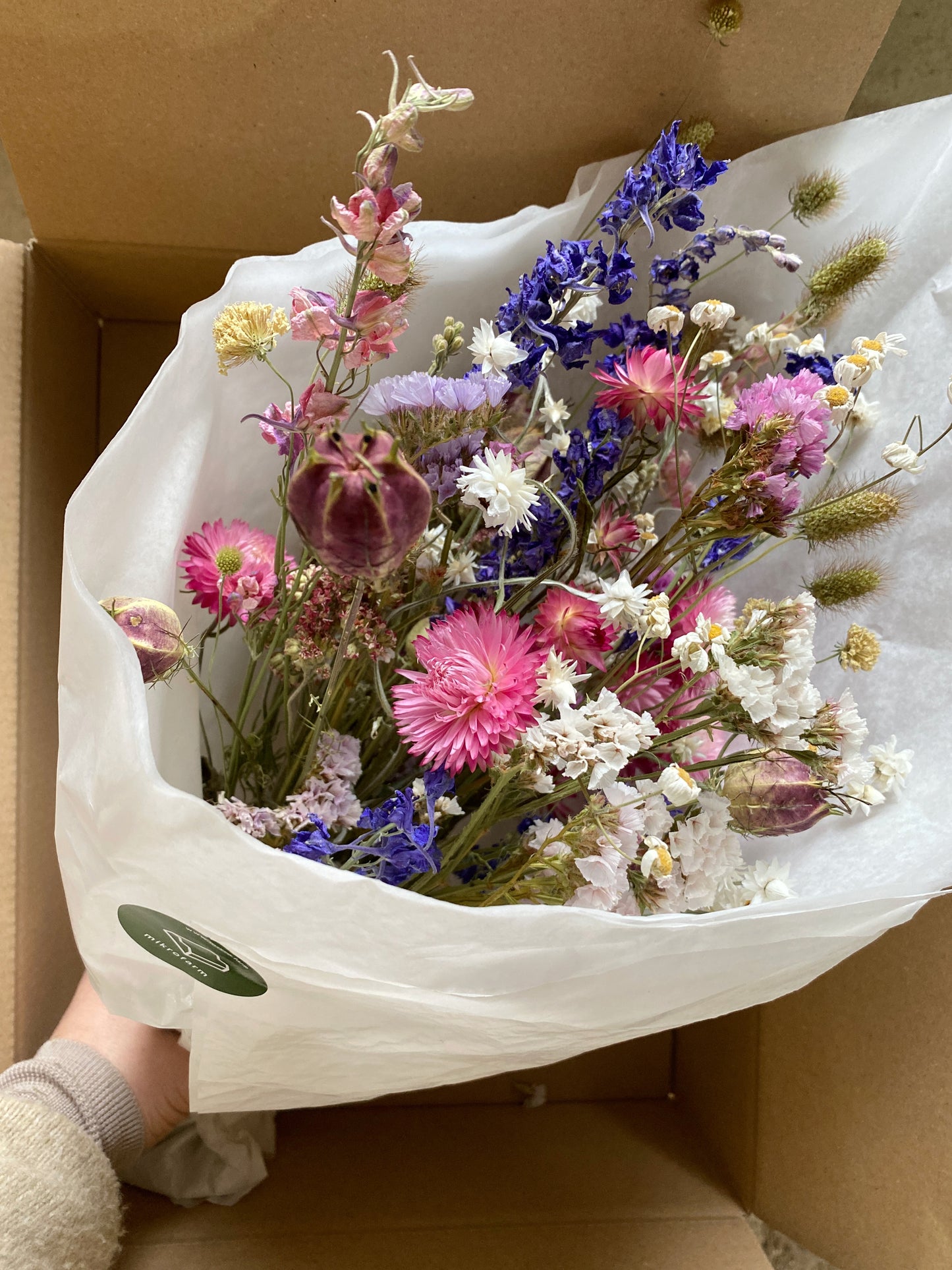 Trockenblumen-Strauß Vorbestellung