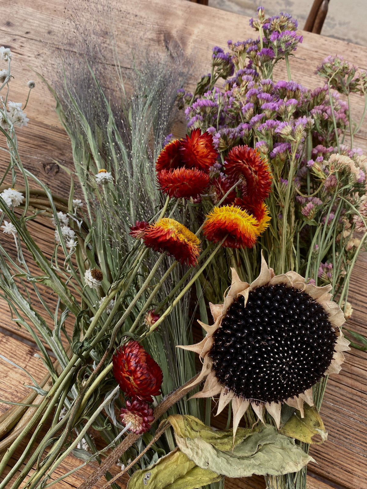 DIY Kranzset aus Trockenblumen