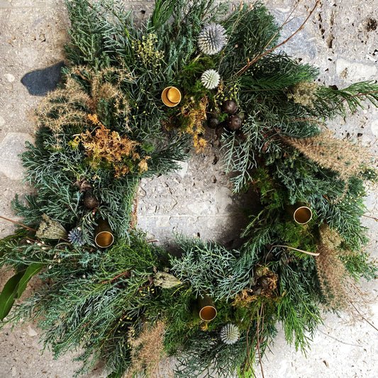 Workshop Adventskranz, Kürbiskuchen, Plätzchen