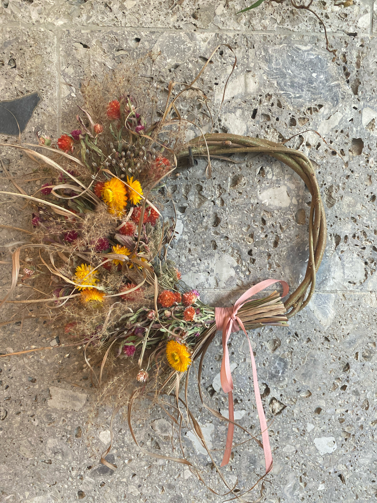 DIY Kranzset aus Trockenblumen