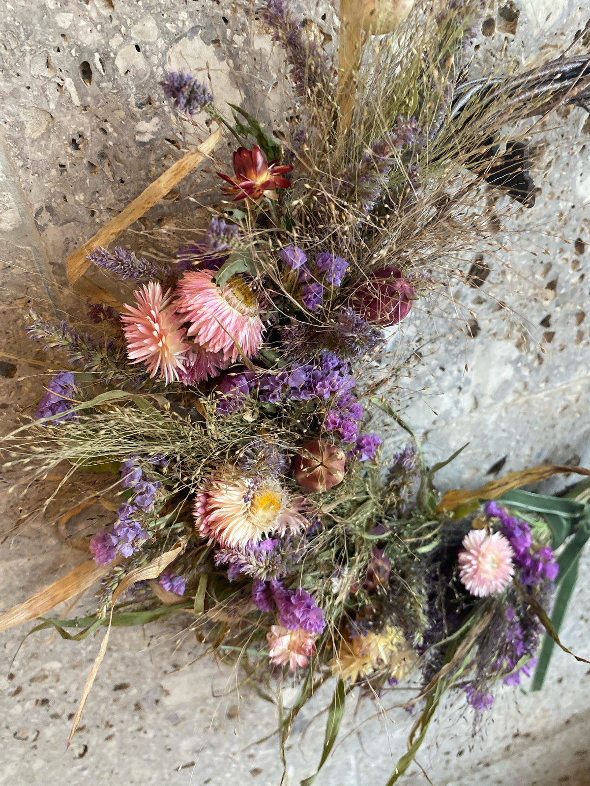 DIY Kranzset aus Trockenblumen