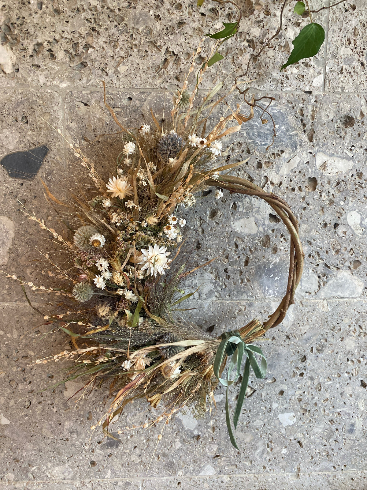 DIY Kranzset aus Trockenblumen