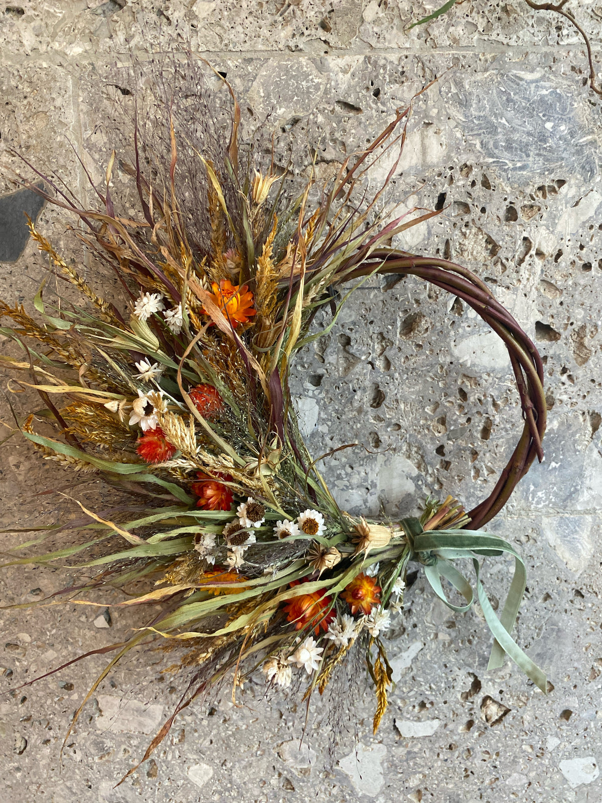 DIY Kranzset aus Trockenblumen